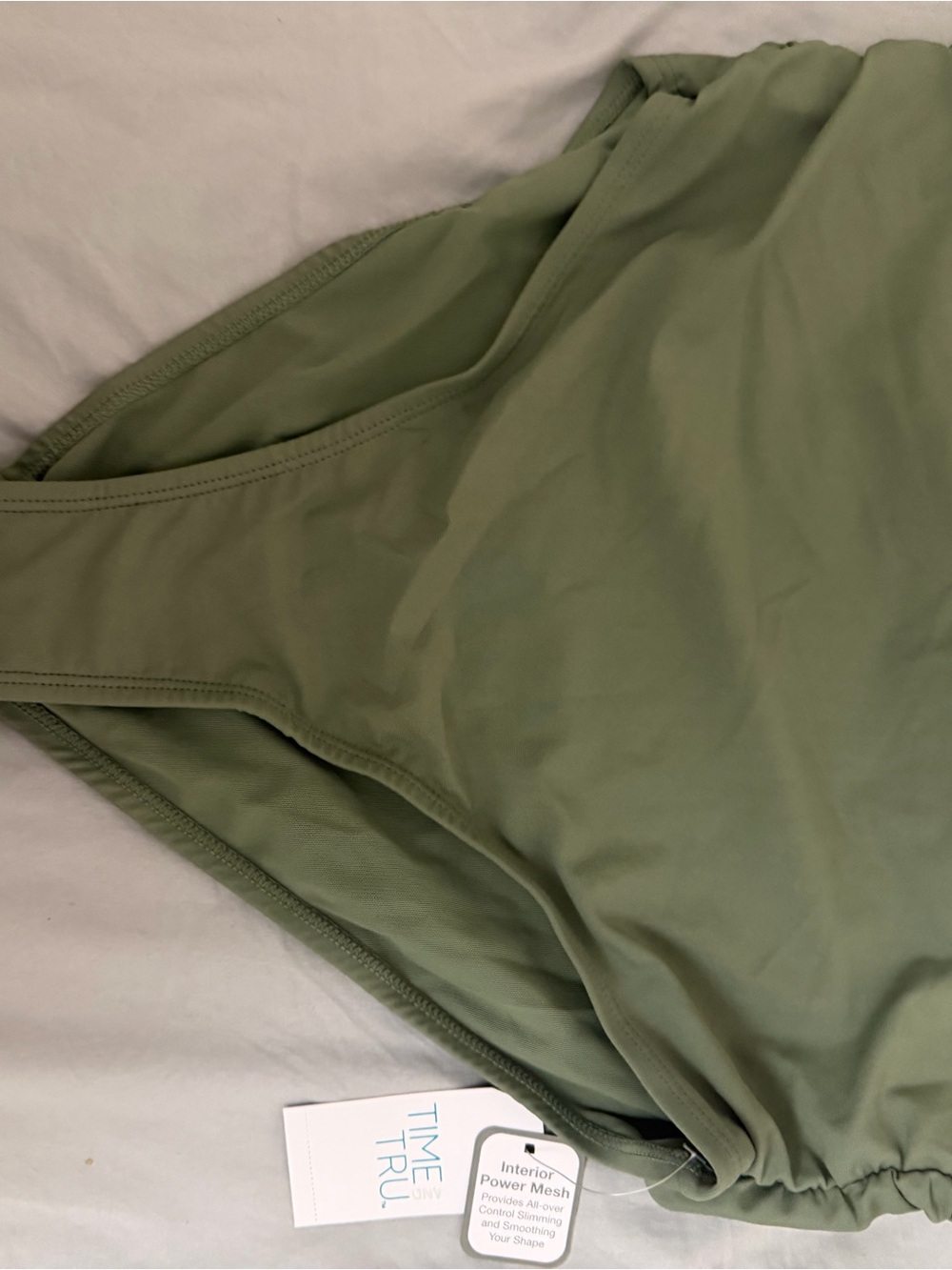Time and Tru Olive Green Men’s Swim Briefs